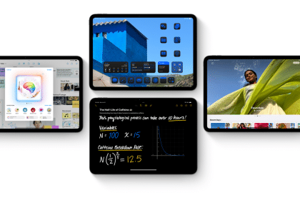 iPads showcasing iPadOS features.