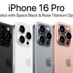 iPhone 16 Pro in four colour options.