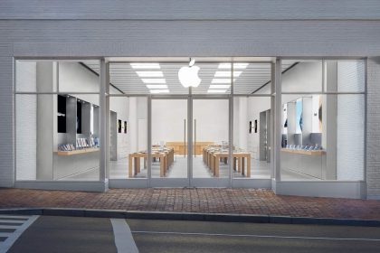 Exterior view of the Apple Store in Georgetown.