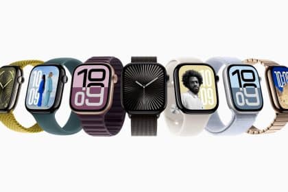 Apple Watch Series in different models and colours.