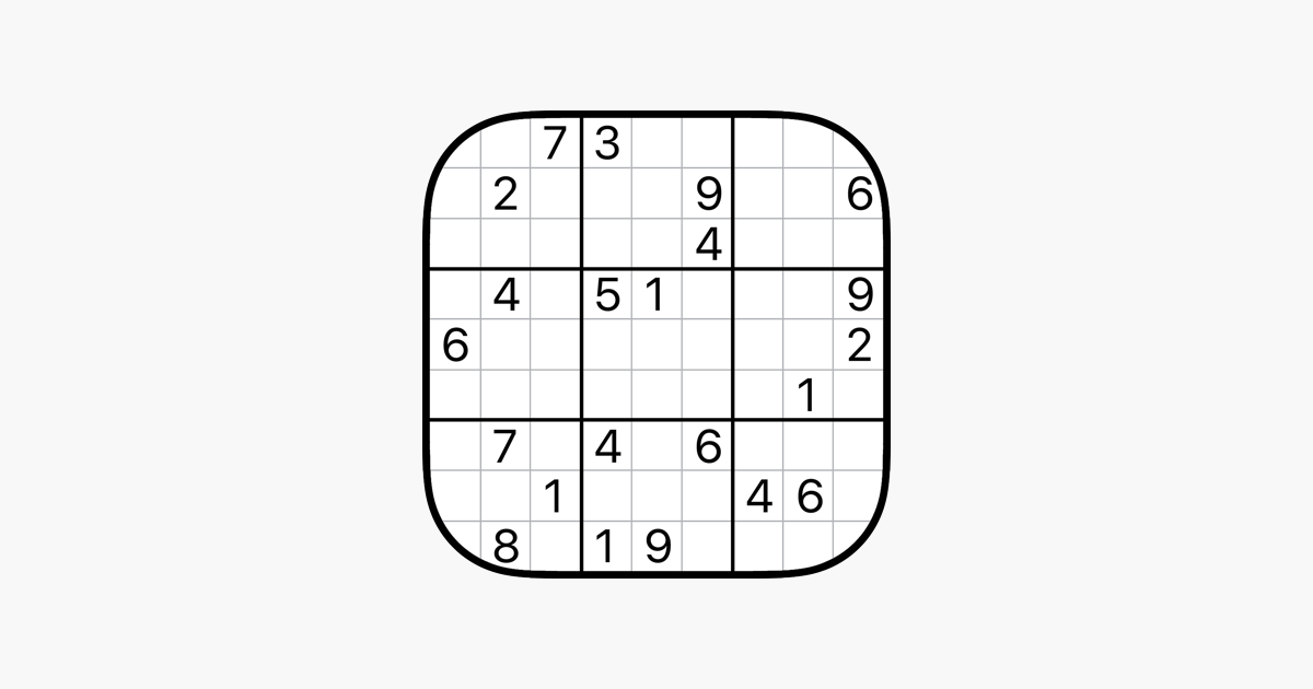 Sudoku puzzle grid.