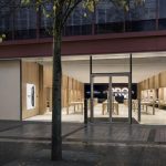 Exterior of the new Apple Store in Belfast.