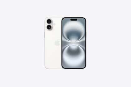 iPhone 16 front and back view