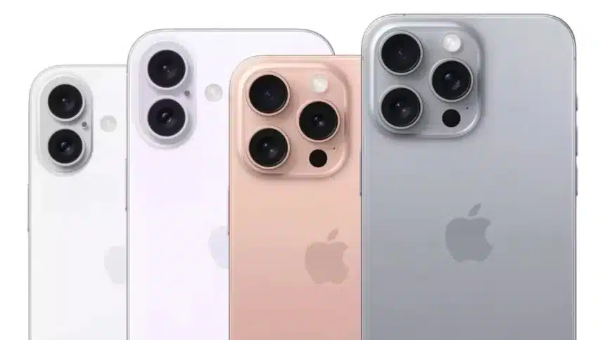 iPhone 16 Pro Max models in different colours.