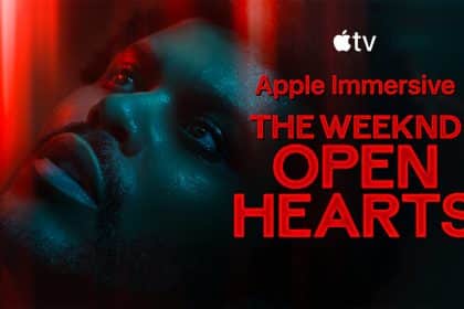 The Weeknd's "Open Hearts" on Apple TV+ promotional image.