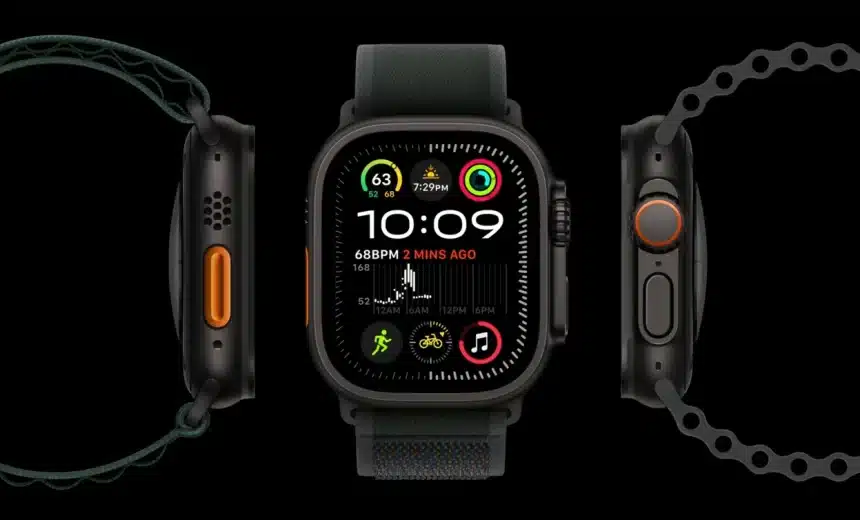 Apple Watch Ultra 3 showcasing its design and features.