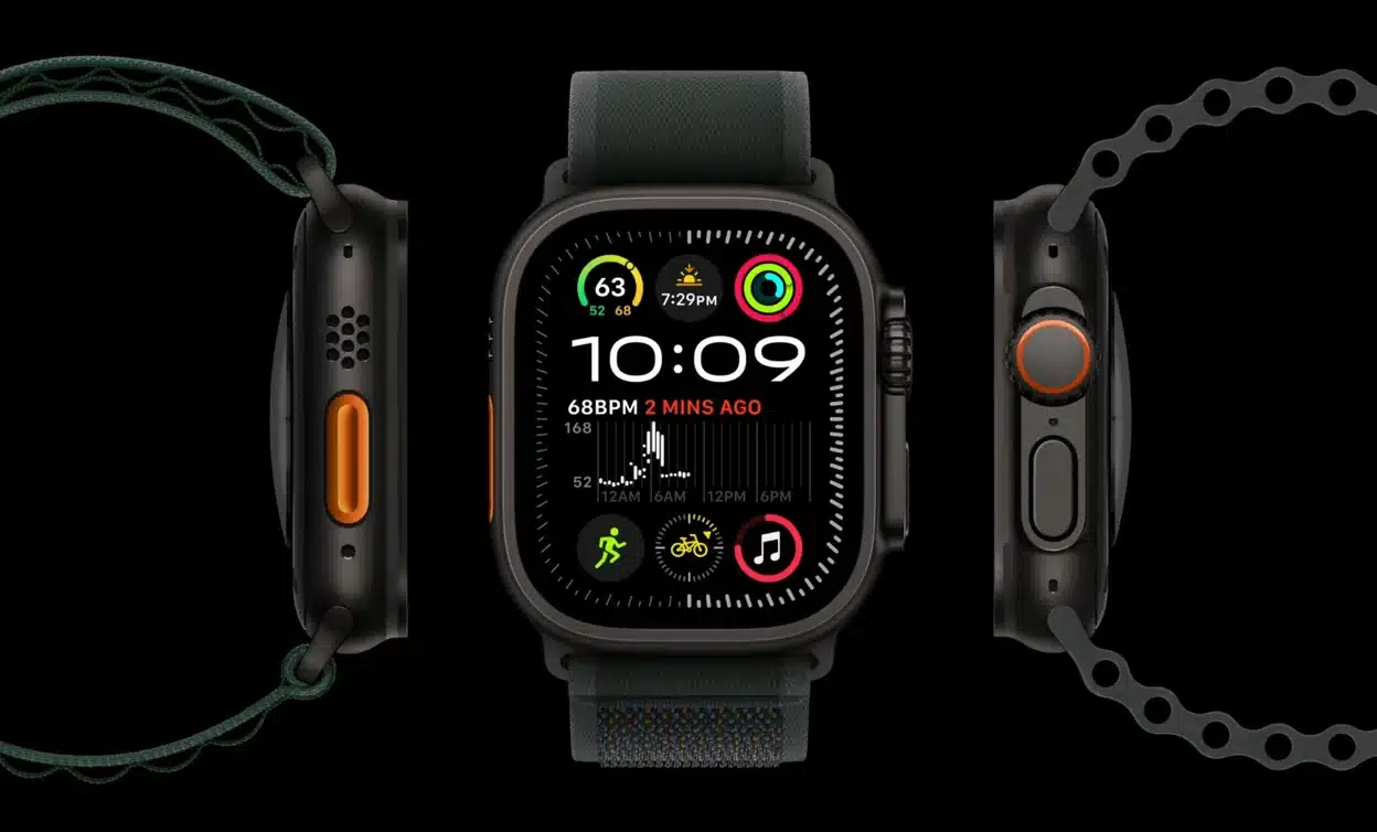 Apple Watch Ultra 3 showcasing its design and features.