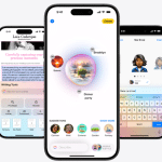 iPhones showcasing iOS 18 features and updates.