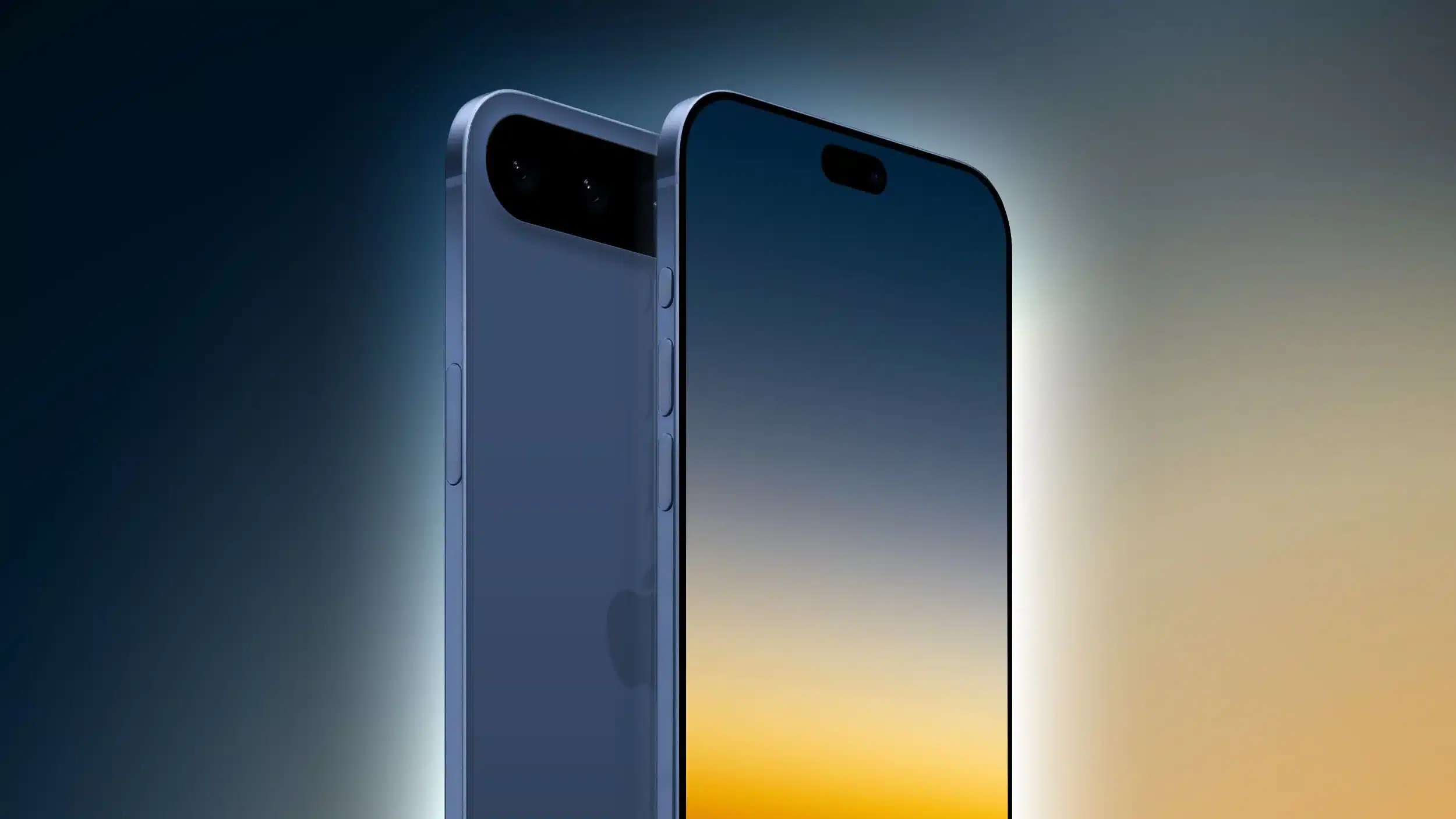 Concept image of the iPhone 17 Slim with a sleek, ultra-thin design.