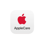 AppleCare logo with a red apple icon on a white background.