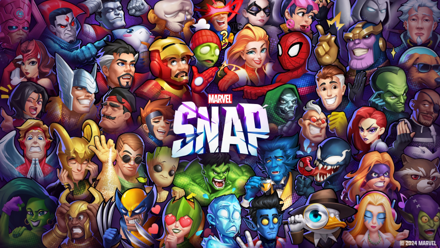 Marvel Snap characters collage