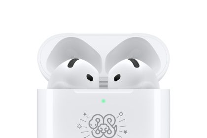 Special edition Year of the Snake AirPods 4 with engraved charging case.