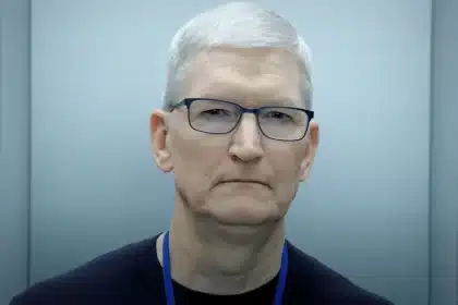 Tim Cook in a scene from 'Severance' promo.