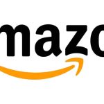 Amazon logo with a yellow arrow.