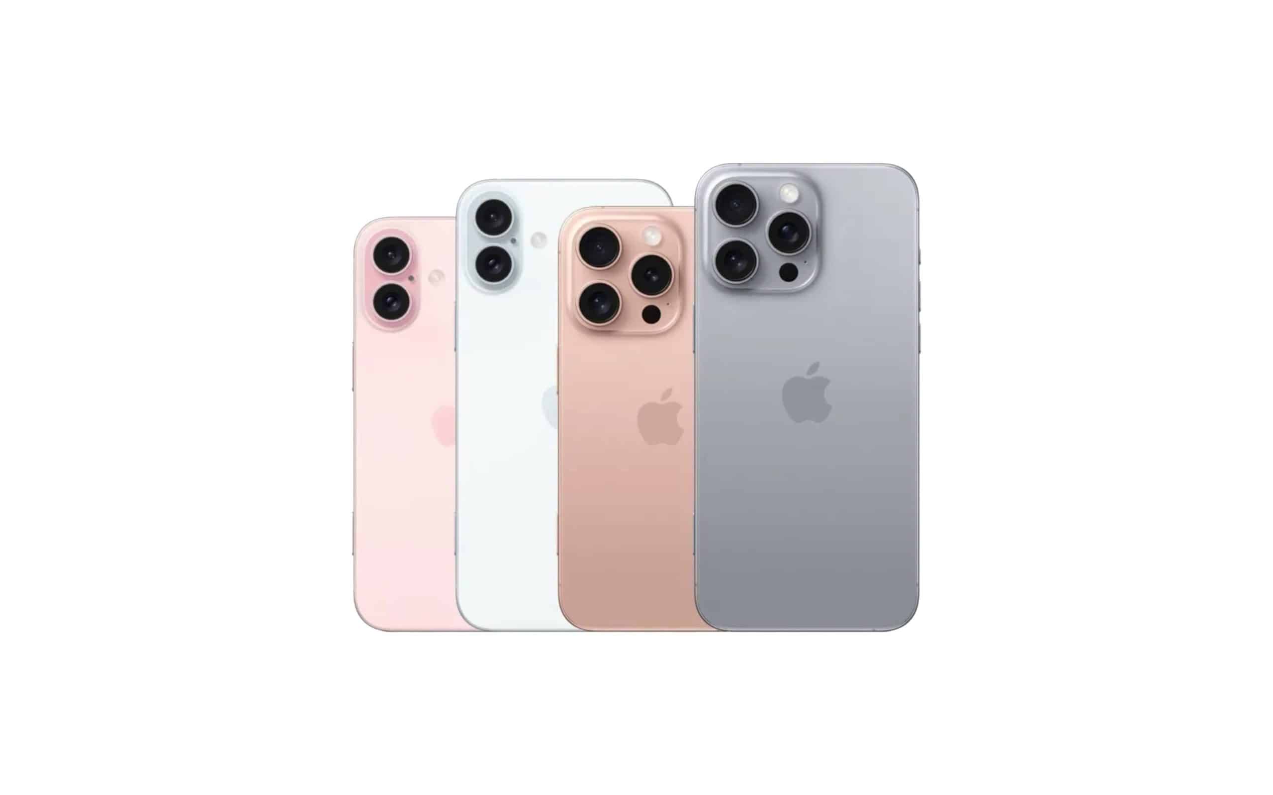 iPhone 17 models in various colours with advanced cameras.