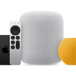 Apple Home devices including HomePod and Apple TV.