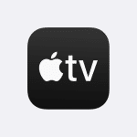 Apple TV+ logo on a white background.