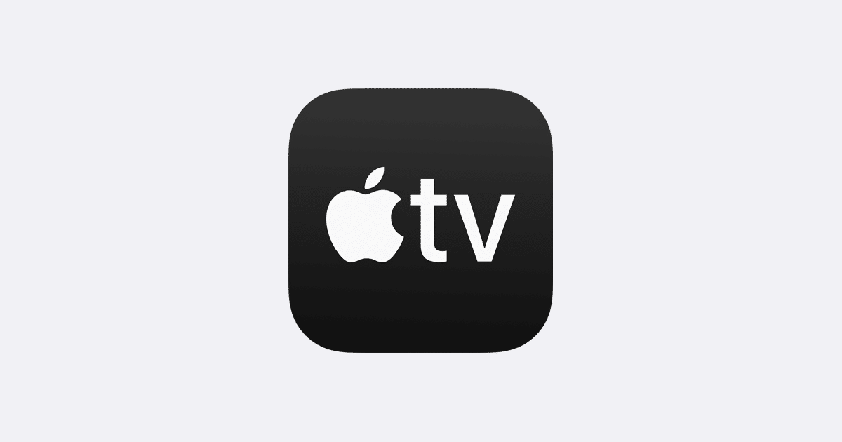 Apple TV+ logo on a white background.