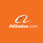 Alibaba.com logo on an orange background.