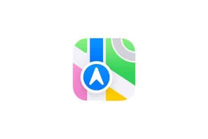 Apple Maps app icon on a white background.