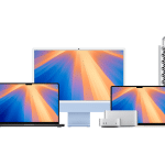 Apple Mac lineup featuring MacBook, iMac, Mac Studio, and Mac Pro.