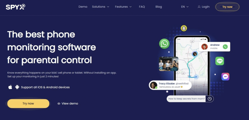 SpyX the Best Family Tracking App