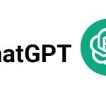 ChatGPT logo with text and a green speech bubble icon.