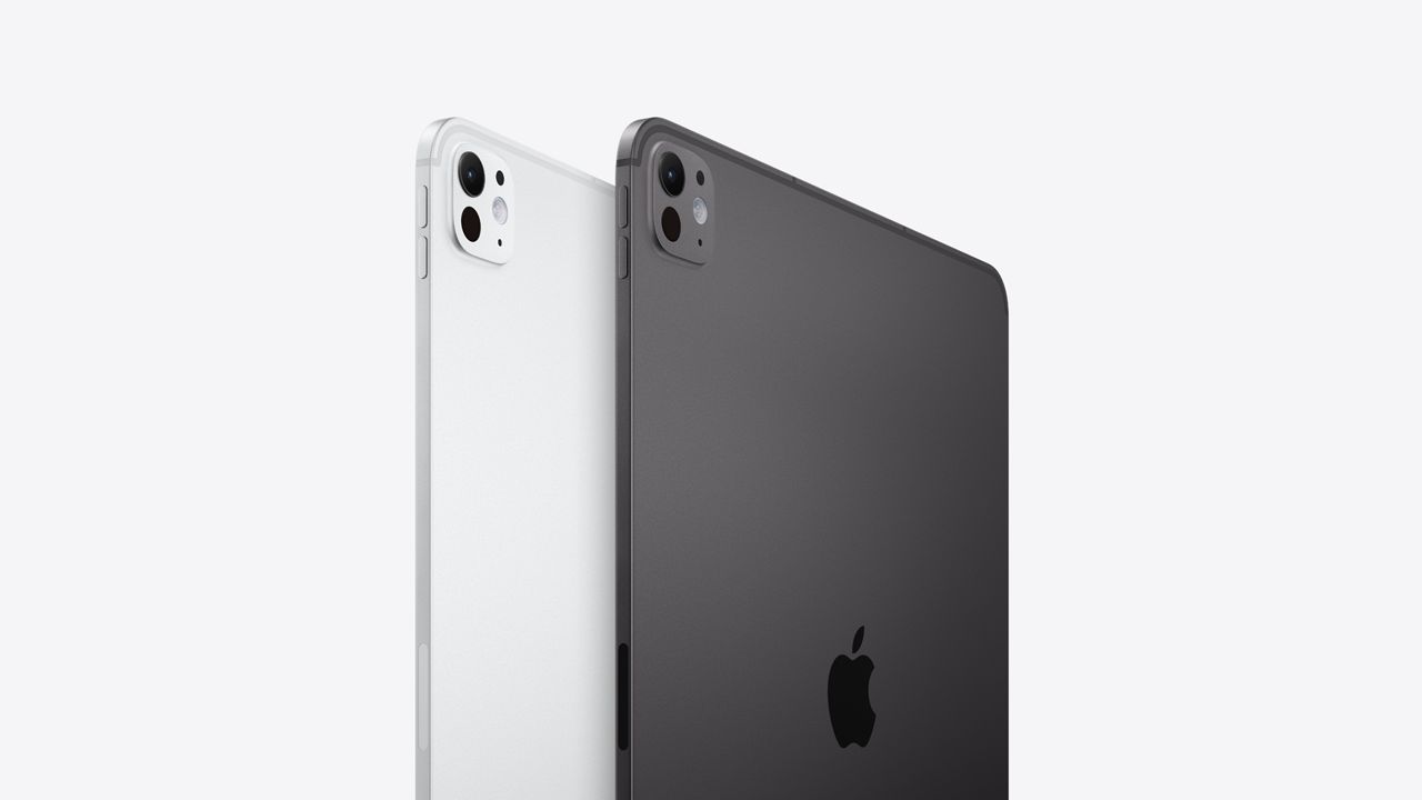 Apple iPad Pro in silver and space gray, showcasing the rear camera design.